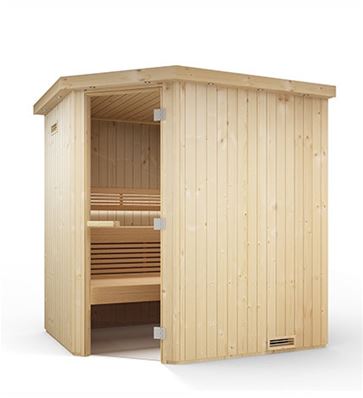 SAUNA HARMONY PRO 2700x2440x2170 MODELE D'ANGLE 10 kW