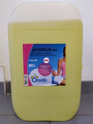 PH MOINS LIQUIDE RM 20L CHLORHYDRIQUE