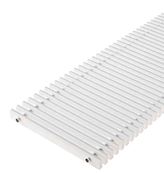 GRILLE DE GOULOTTE PERPENDICULAIRE ENROULABLE LARG 220MM BLANCHE