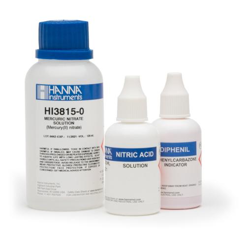 REACTIFS POUR TROUSSE CHLORURE HI3815 100 TESTS