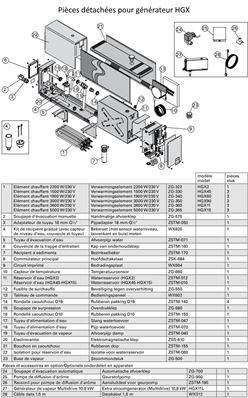 RONDELLE CAOUTCHOUC D10 POUR GENERATEUR HGX ET HGP