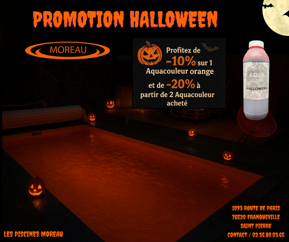 COLORANT AQUACOULEUR ORANGE 1L pour un bassin de 500/600 m3 