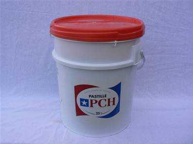 HYPOCHLORITE DE CALCIUM PASTILLES PCH EN 25.2 KG NE PLUS COMMANDER