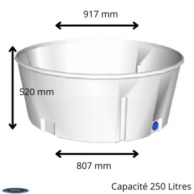 CUVE DE RETENTION 250L PE SYCLOPE